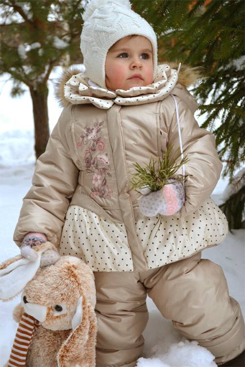 Пристрою шикарный зимний комплект Мульти 110 рост, цвет кофе