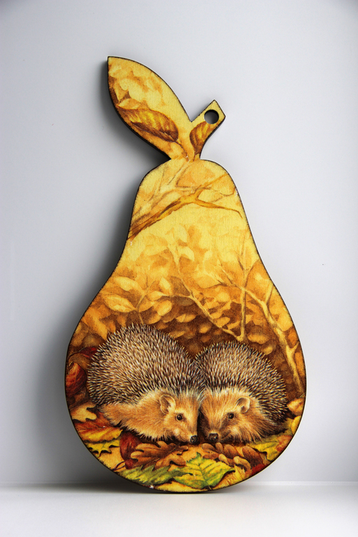 Ключница "Благословение" и досочка "Ёжики"