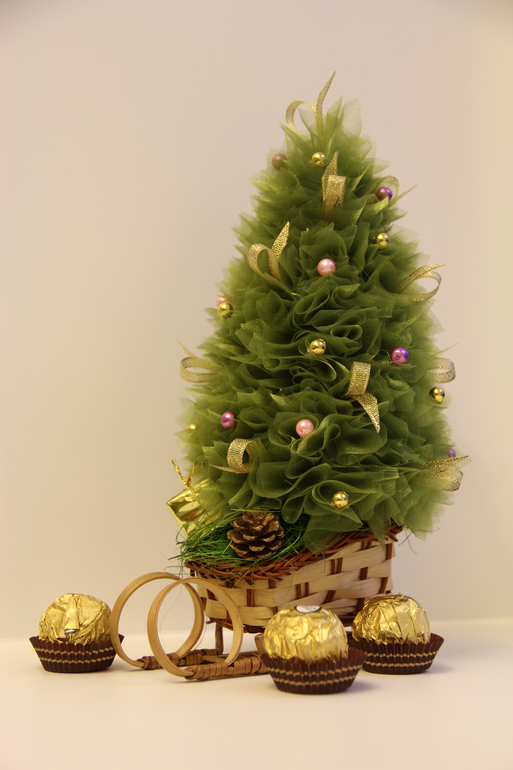 Ёлка в санях