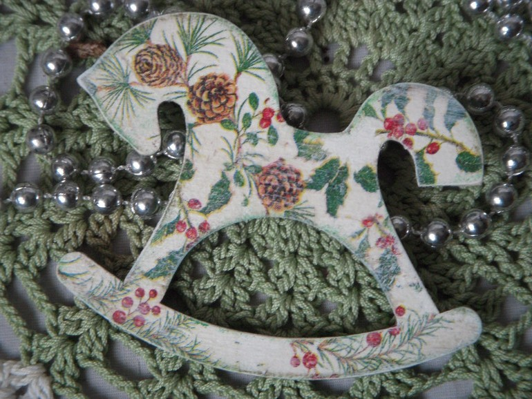 Новогодний декупаж- 2.