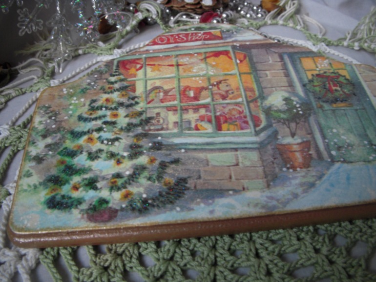 Новогодний декупаж.