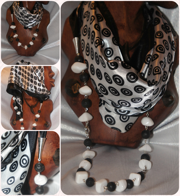 Шейное украшение. Ручная работа.