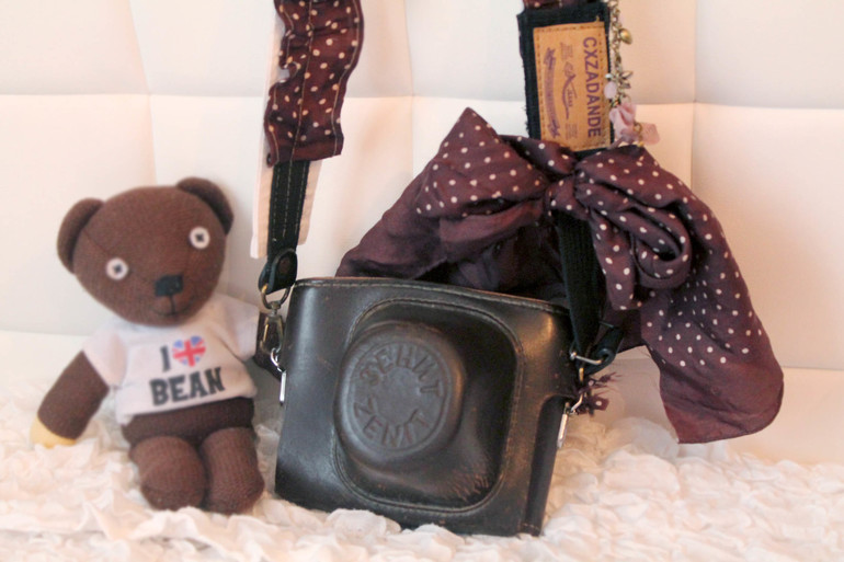 Креативный ремень для винтажного фотоаппарата