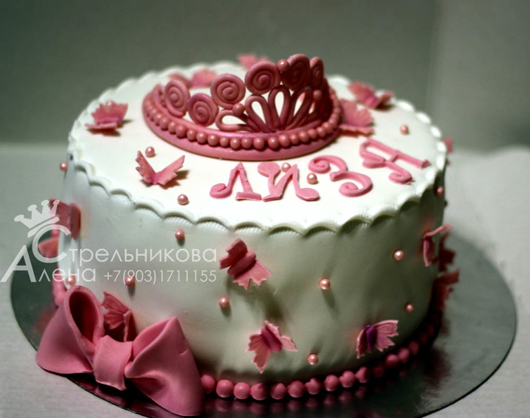 Торт с диадемой!