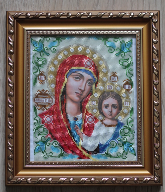 Моя первая Икона бисером