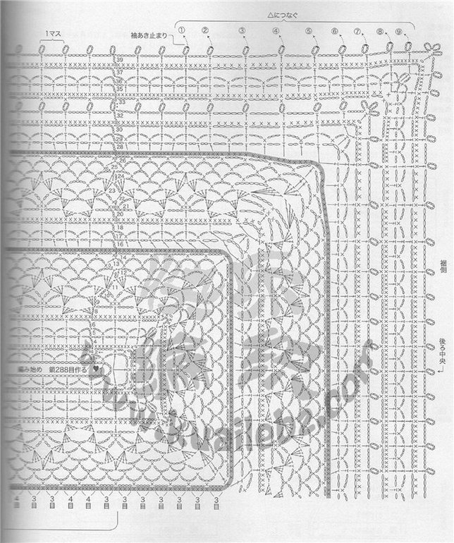 узоры для вязания каймы