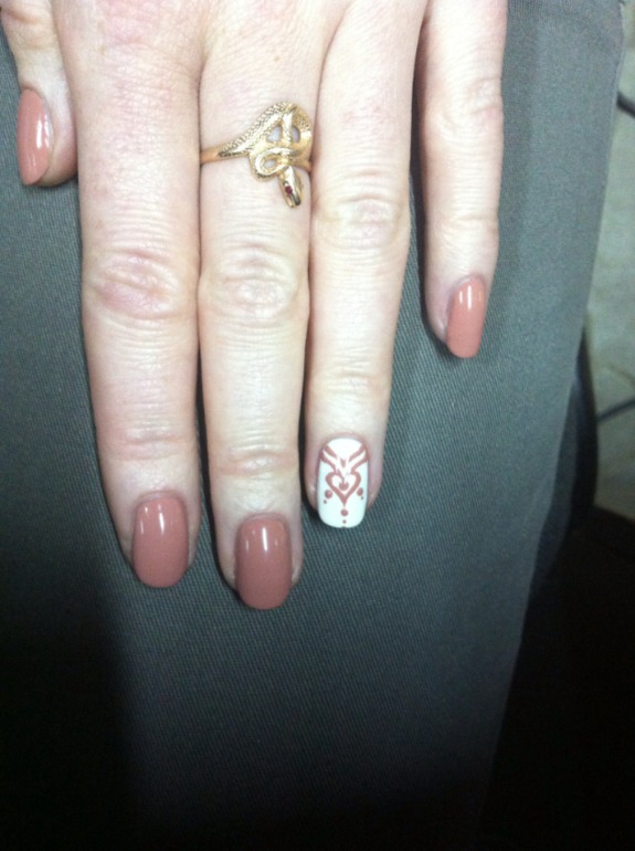 Сливочные узоры