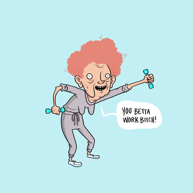 10 типов людей, которых вы можете встретить в спортзале))))