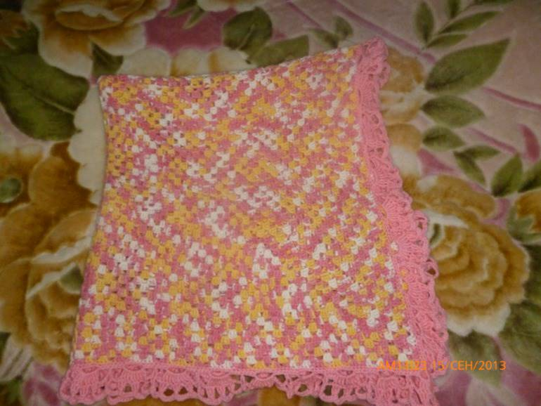 солнечный плед) 115*115 см