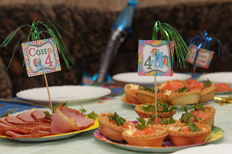 Соне 4 года или праздник в стиле My little pony