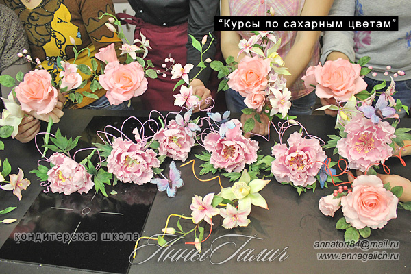 Курсы по сахарным цветам