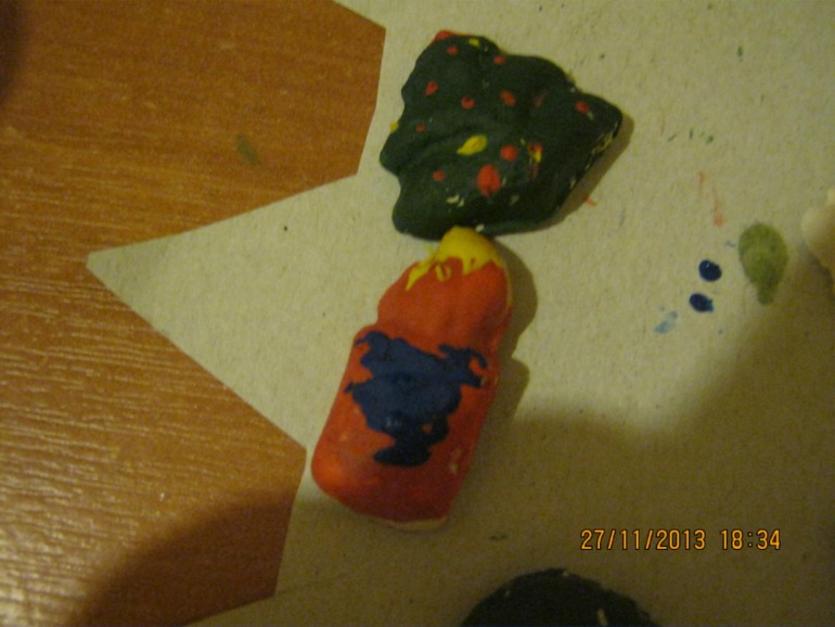 Гипсовые фигурки на елку