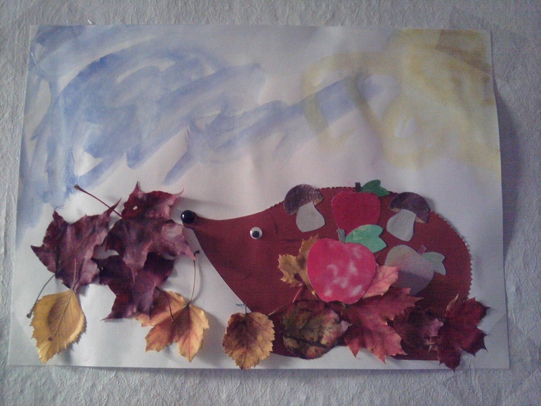 Посмотрите на нашего ёжика!!!