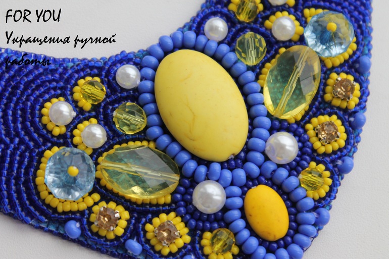 Мое творение колье Spring