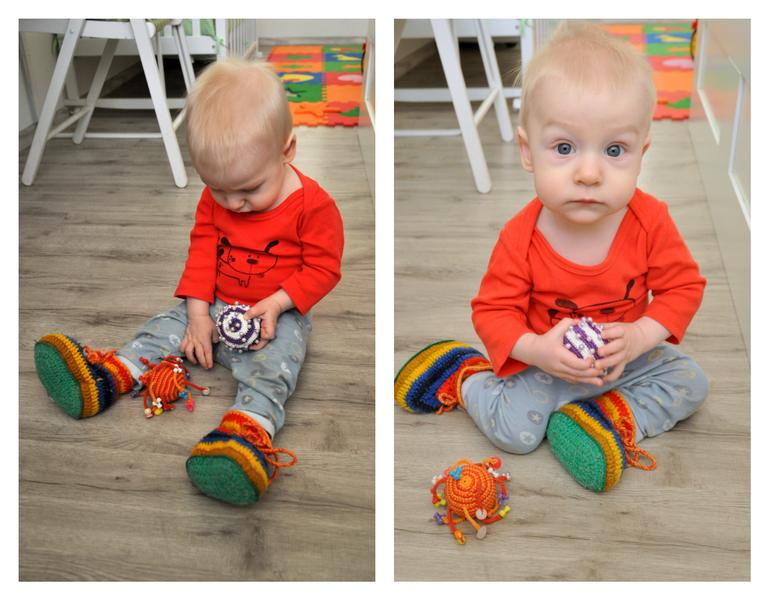 Мячики с бусинами