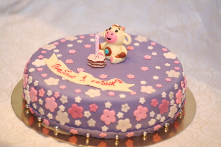 Первый торт блином (((