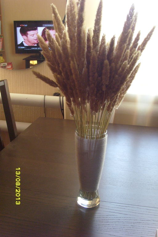 Ваза с сухоцветами