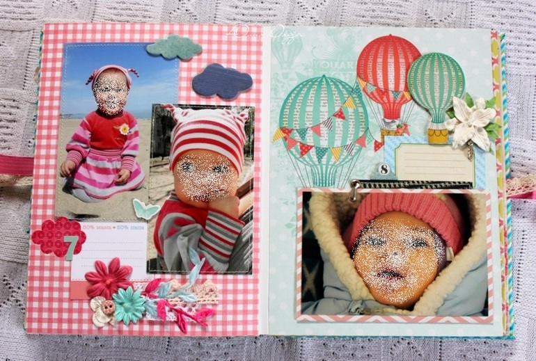 Альбом про первый год девочки Вари