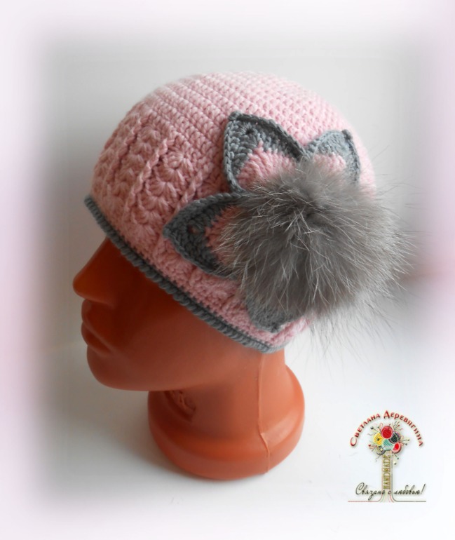 Комплект для девочки. Шапочка и бактус