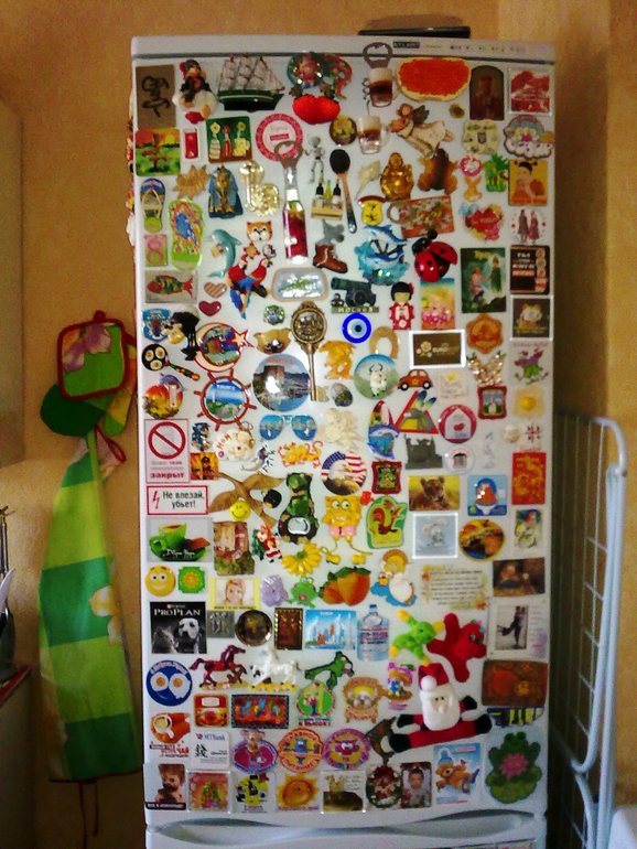 Вот мой немного обновленный холодильник)