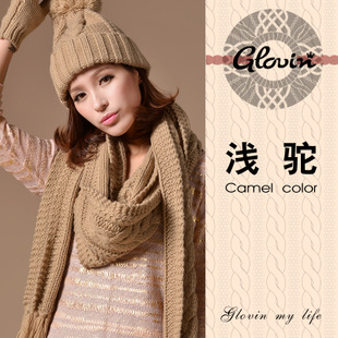 Комплект шапочка+шарф+варежки!