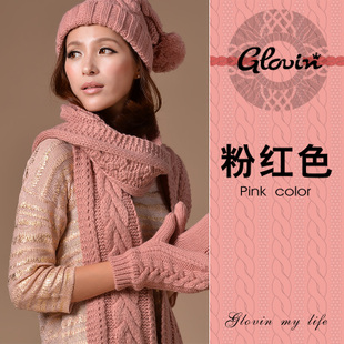 Комплект шапочка+шарф+варежки!