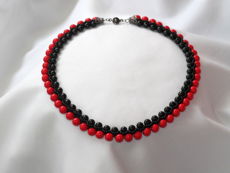 Новые колье в технике "турецкий жгут".