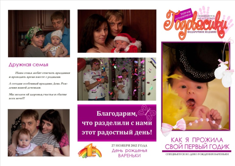 Наконец то и отгремел наш День Рождения!