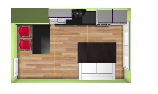 Помогите воплотить мечту в реальность и П-обазная кухня