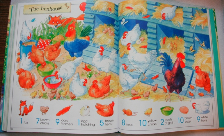 Thousands of Things to Spot от Usborne много фото