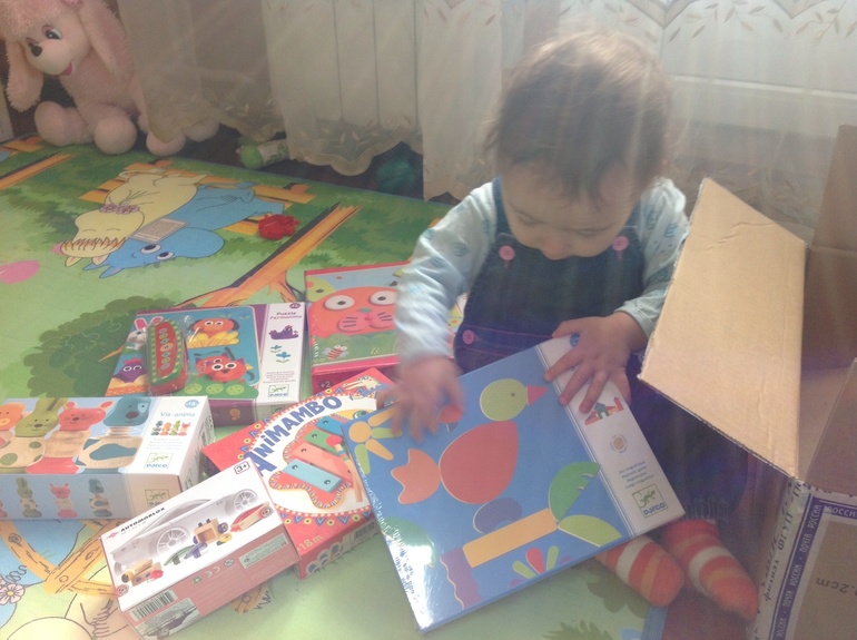 Наша вторая посылочка из лавочки!