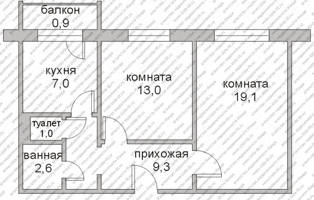 Ульяновка 4 комнаты планировка