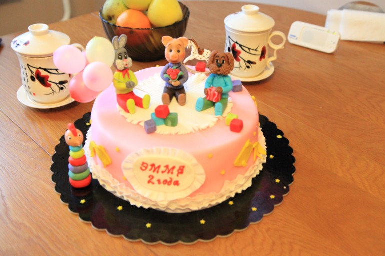 Огромное спасибо за чудесный тортик!