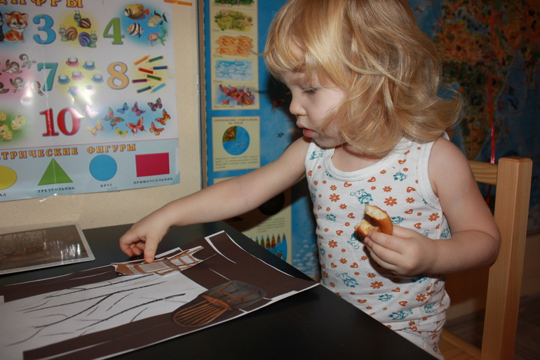 Опавшие листья - репродукция.