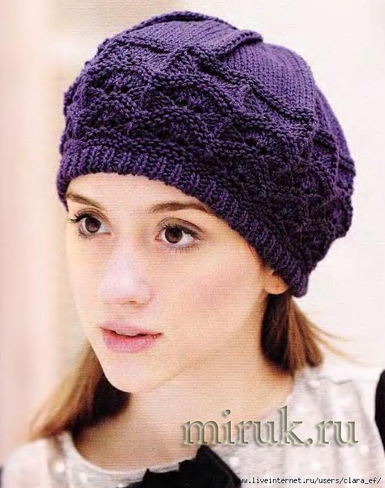 моя первая в жизни работа спицами+ вопрос про бирет