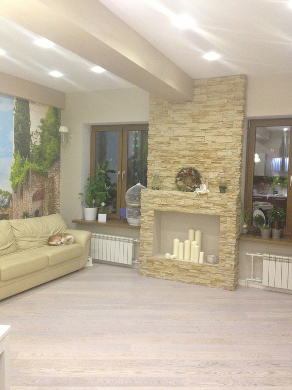 Фальш камины в интерьерах