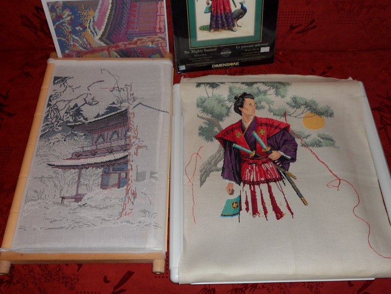 Мои запасики и готовые работы)))