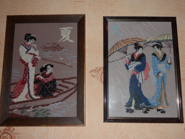 Мои запасики и готовые работы)))