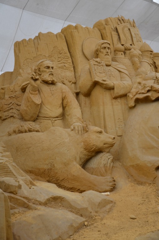 Выставка песчаных скульптур