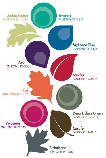 Сочетания цветов и тенденции этой осени)