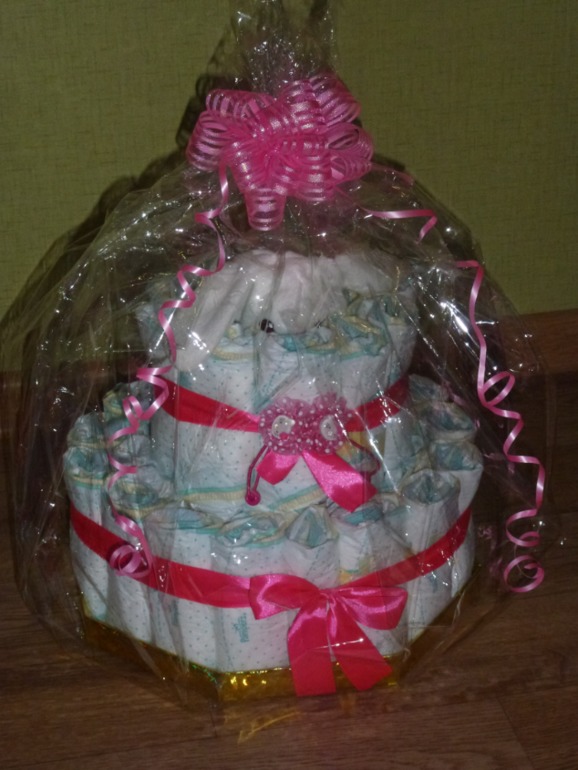 мой первый торт (с начинкой)