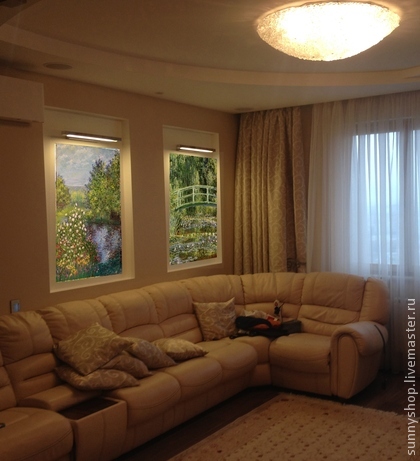 Работа по мотивам Моне