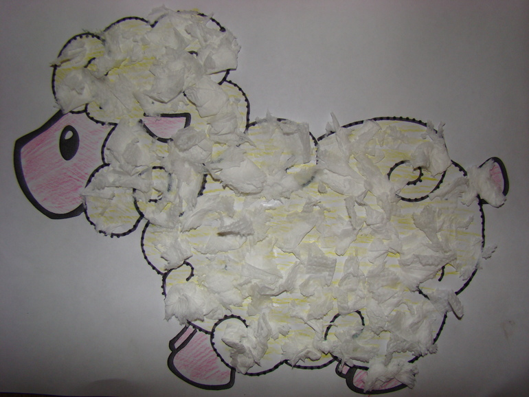 Вот такого барашка мы сделали!