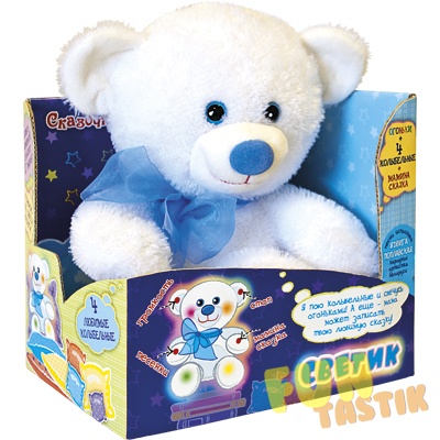 Интерактивные мягкие игрушки "Мишка-светик" и "Зайка-знайка" - где купить в Москве