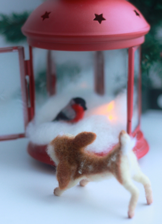 Фонарик со снегирем