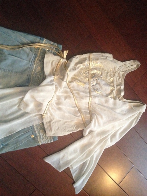 Красивые джинсы и туника Gizia+ подарки кофточки Balizza, рубашка Cavalli, 8 вещей за 5000!!!