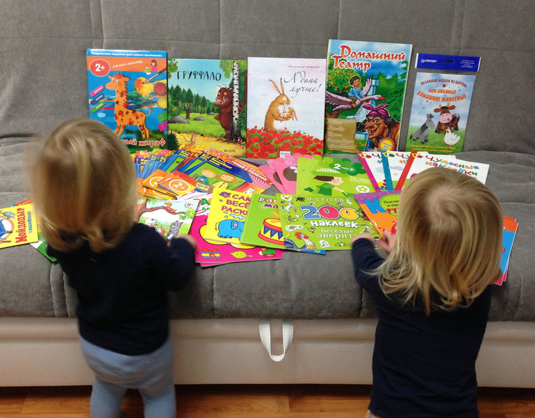 Наше декабрьское книжное пополнение (детям 1г 11 мес)