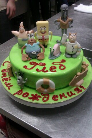 Мои первые торты из мастики 2011 год