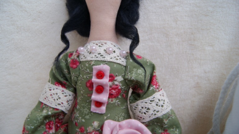 Кукла "Роза в дымке"