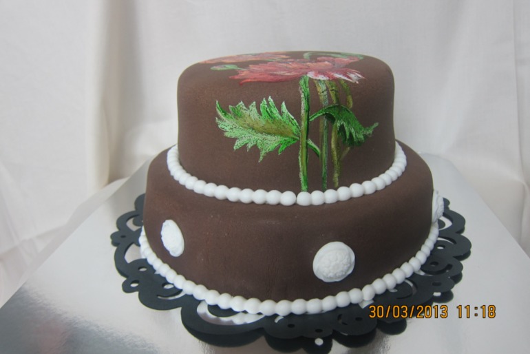 торт с маками